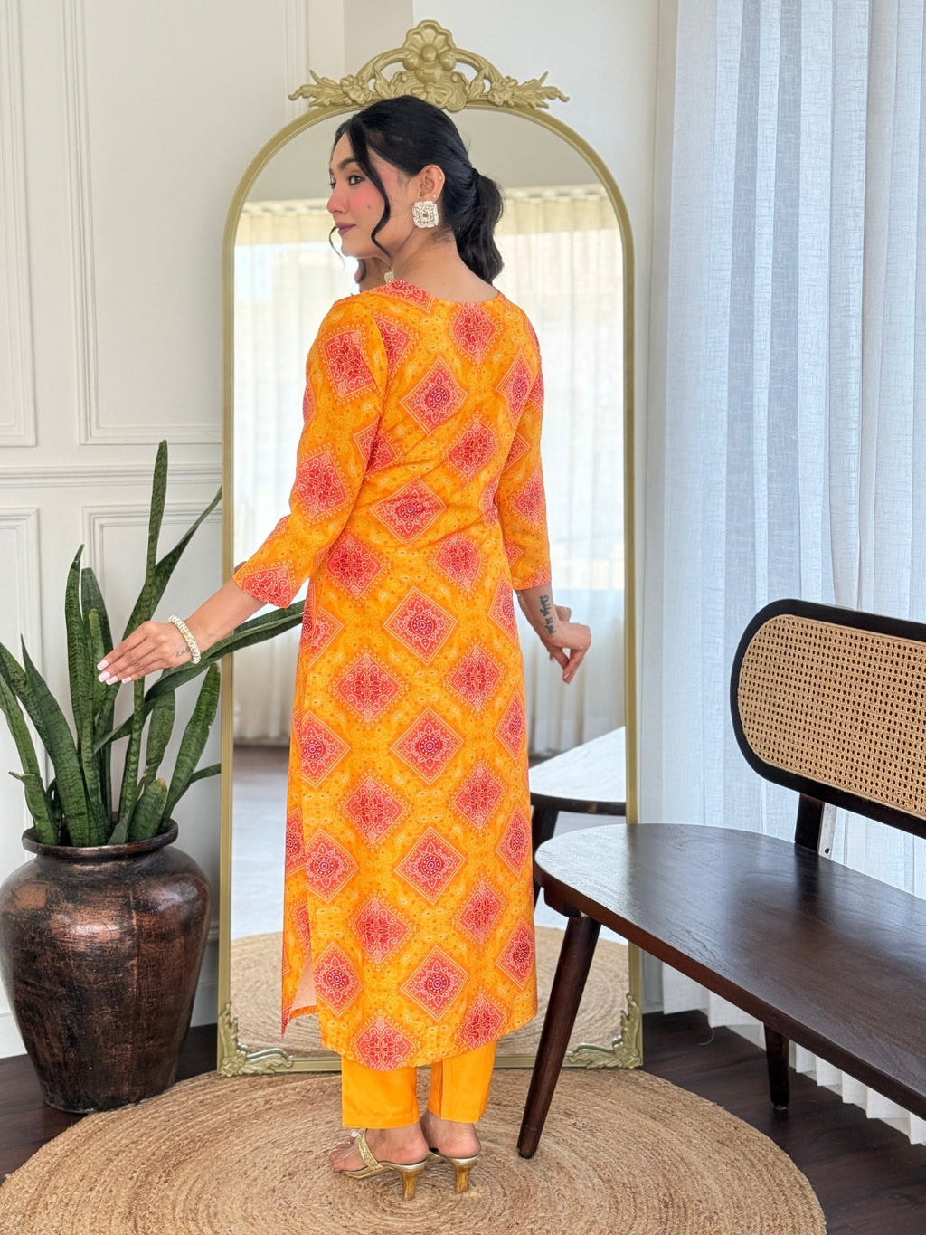 The52 Women's Beautiful Rayon Embroidery work Straight Kurta with Pant and Dupatta Set - Distacart