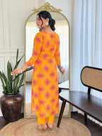 The52 Women's Beautiful Rayon Embroidery work Straight Kurta with Pant and Dupatta Set - Distacart