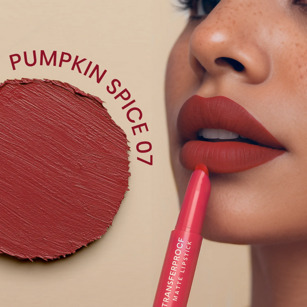 NY Bae Transfer-proof Matte Crayon Lipstick – Pumpkin Spice 07
