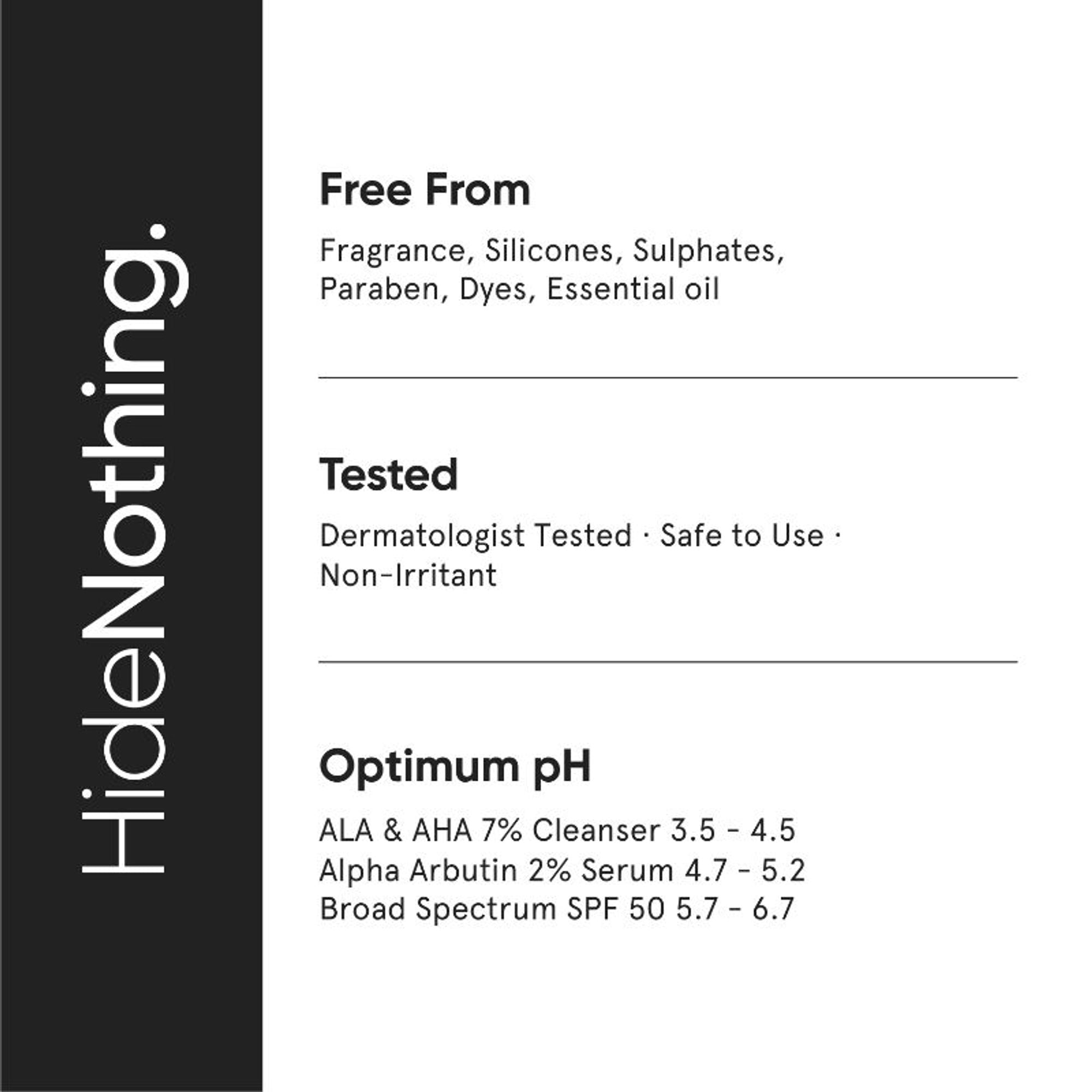 Minimalist Dark Spots Solution
