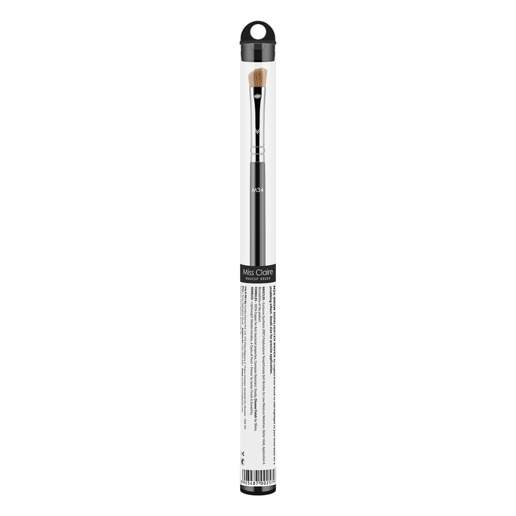 Miss Claire M34 - Brow Highlighter Brush - Chrome