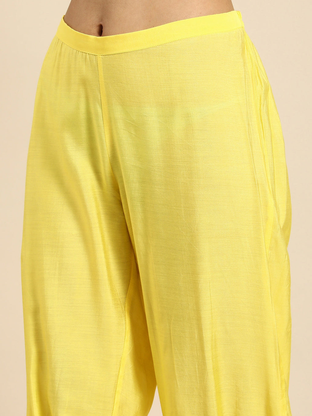 Sangria Women Chanderi Silk Kurta With Salwar & With Dupatta