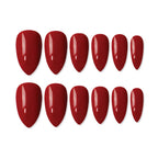 shills professional reusable press on nails almond spn606