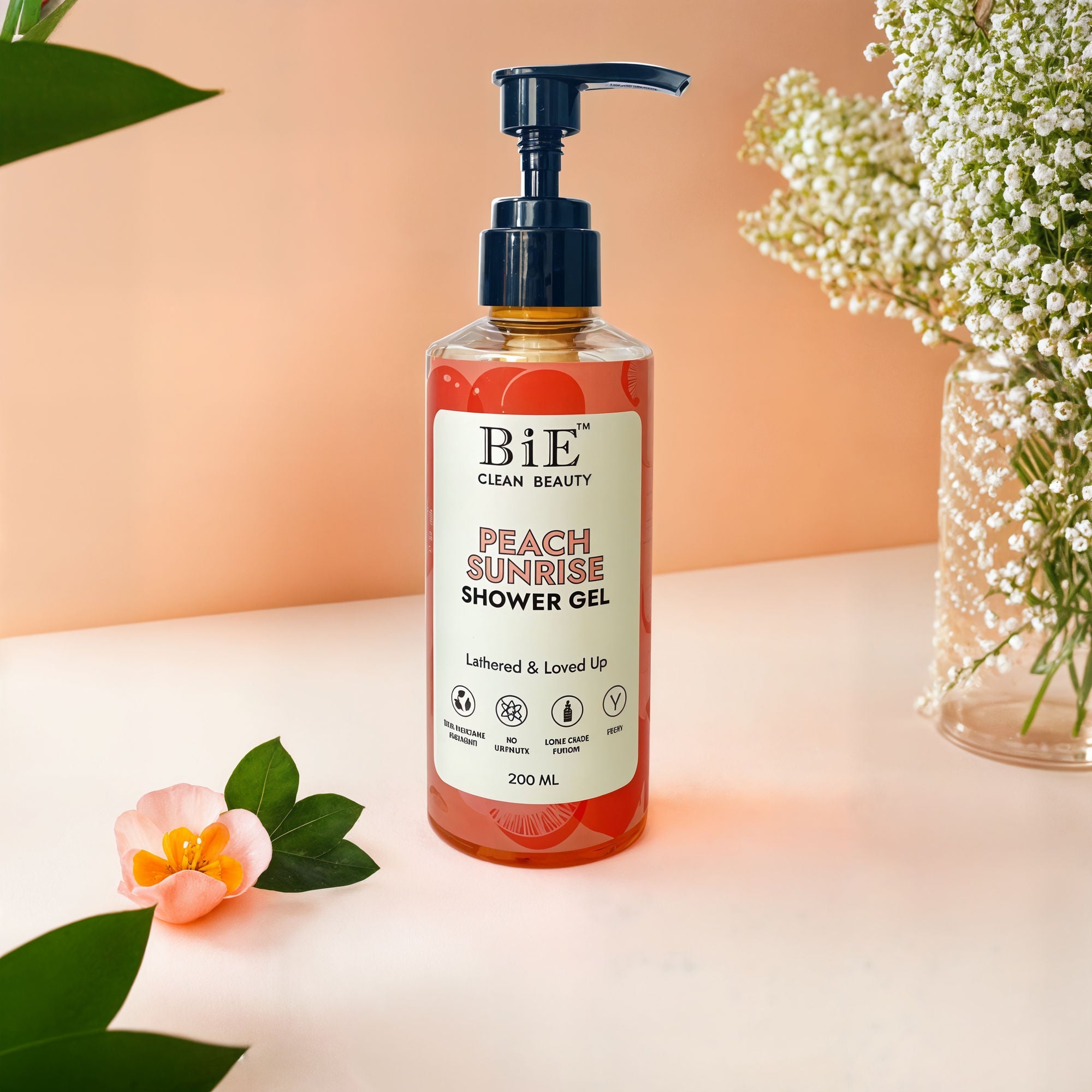 BiE Peach Sunrise Shower Gel