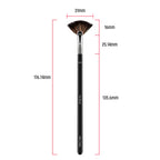 Miss Claire M24 - Fan Brush - Chrome