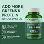 Carbamide Forte Organic Spirulina Tablets - Distacart