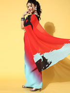 Saree Mall Blue Saree For Women - Distacart