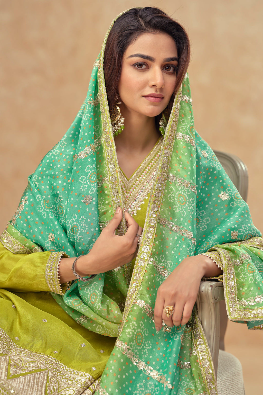 Evanik Party Wear Cosmos Silk With Sequins Embroidered Work Palazzo Set - Distacart