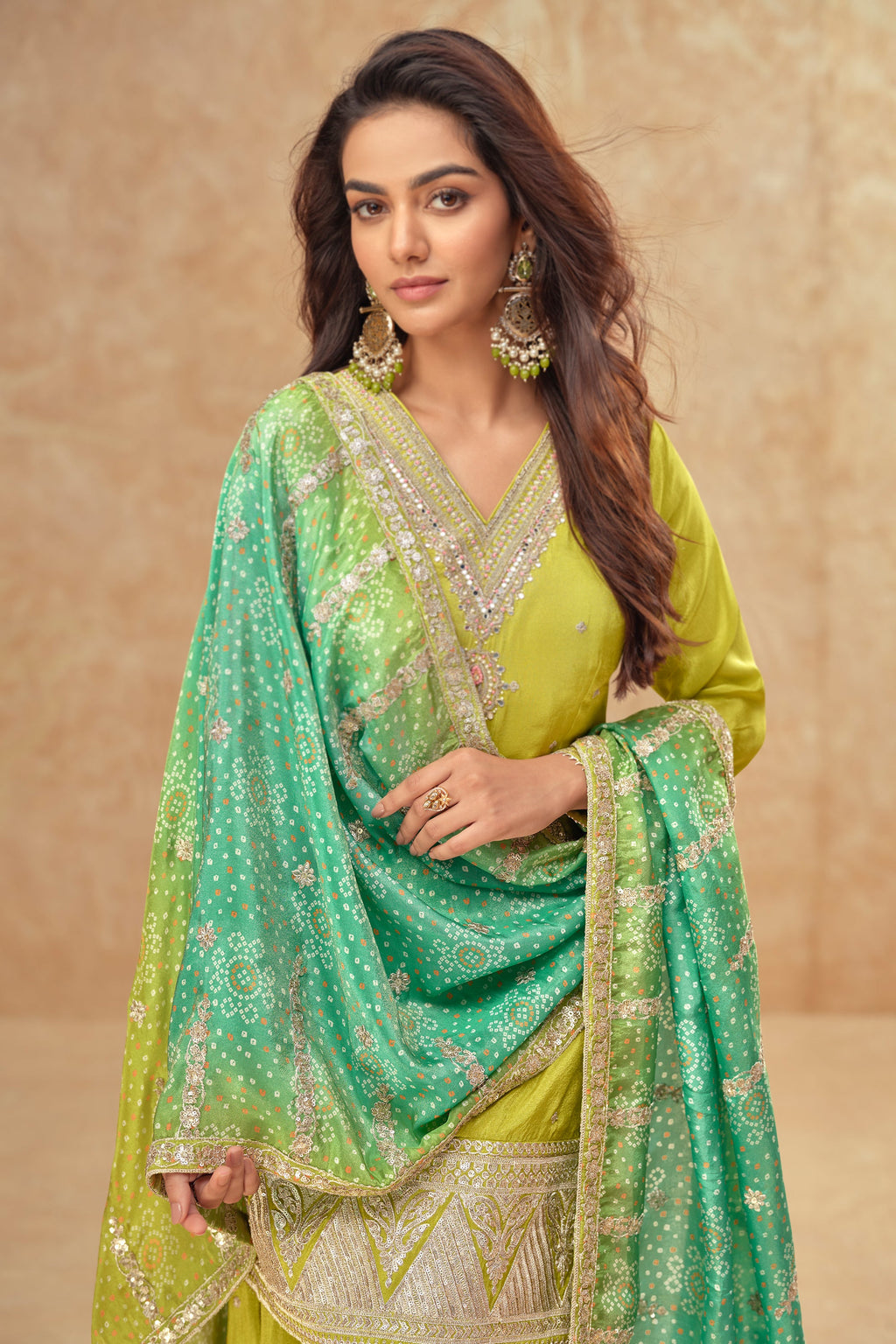 Evanik Party Wear Cosmos Silk With Sequins Embroidered Work Palazzo Set - Distacart