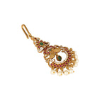 Nuyug 18K Gold Plated Ethereal Dual Color Maang Tikka - Distacart