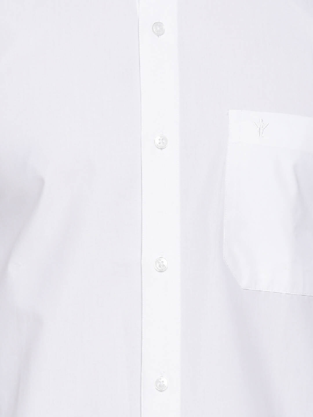 Ramraj Cotton Mens Full Sleeve White Shirt Plus Size - Samrat Cotton