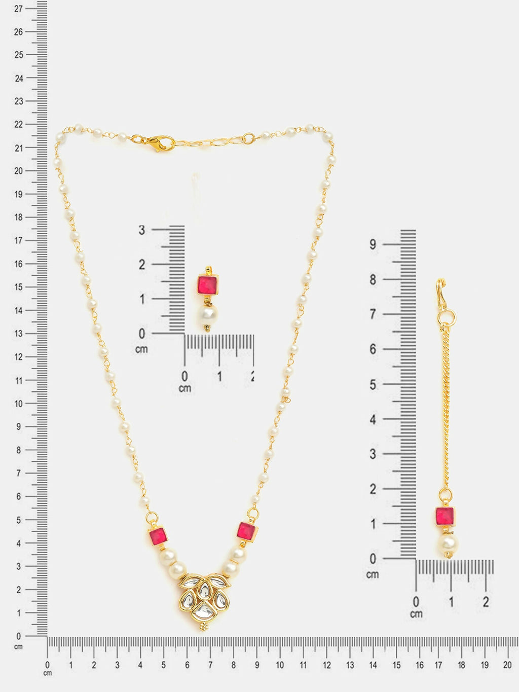 Ruby Raang Mannat Kundan Set - Distacart