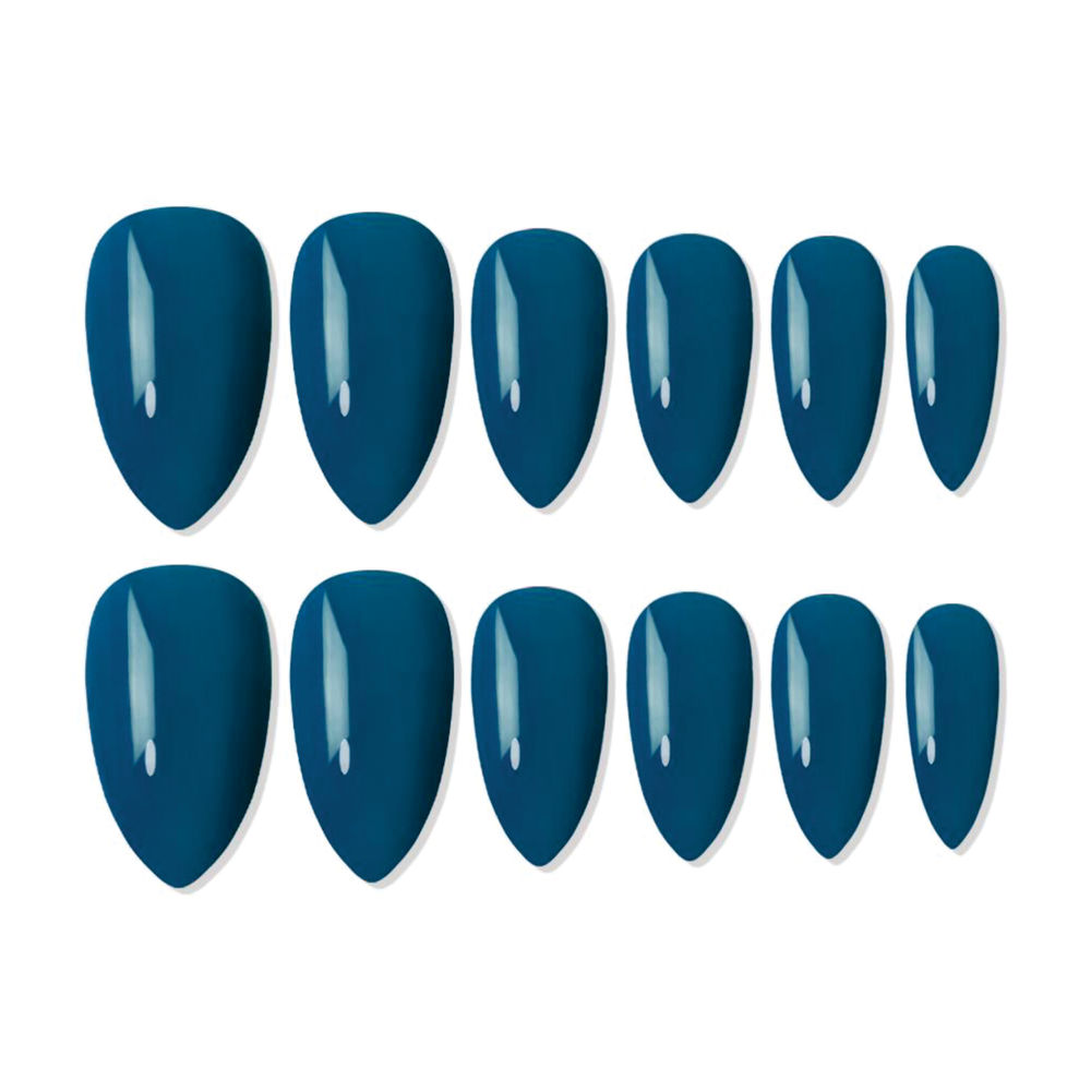 shills professional reusable press on nails almond spn620