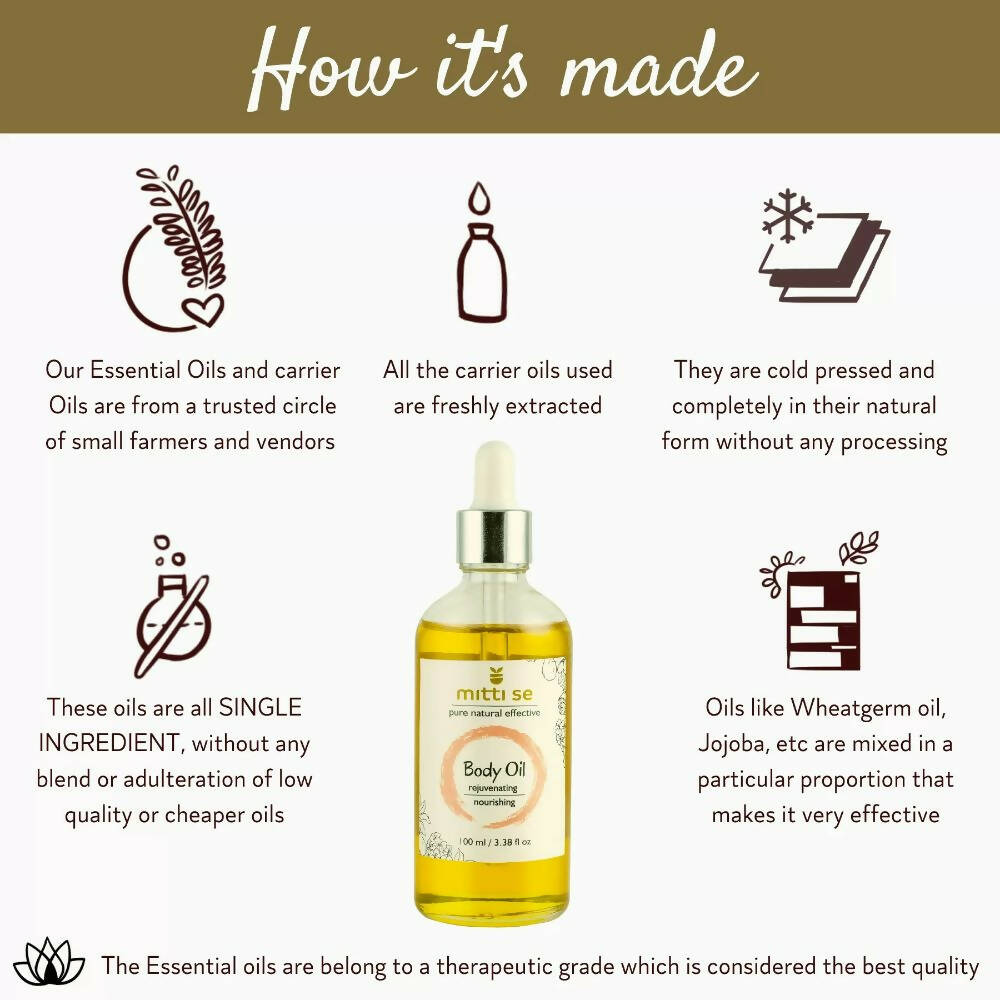 Mitti Se Rejuvenating Nourishing Body Oil