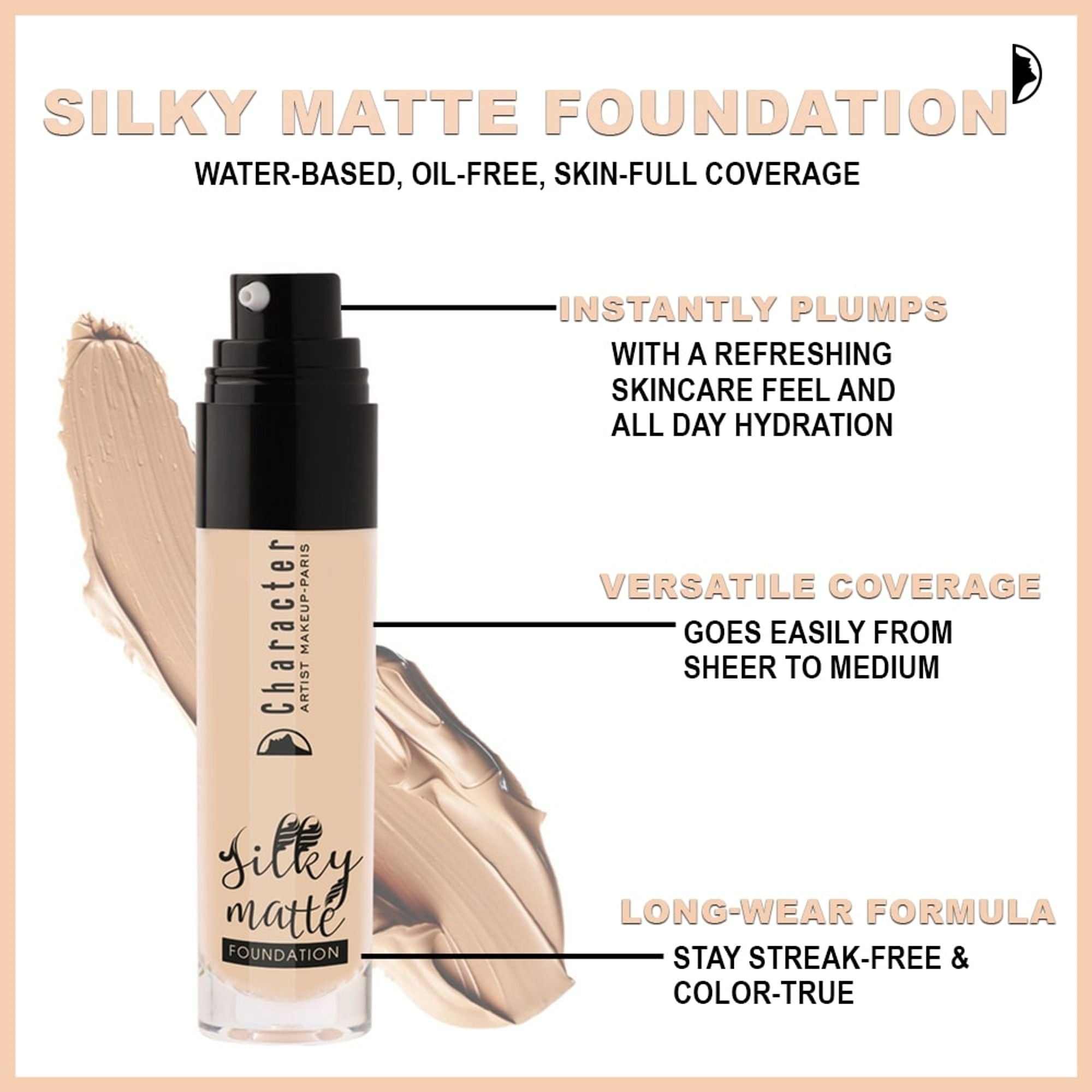 Character Silky Matte Foundation - Smf001