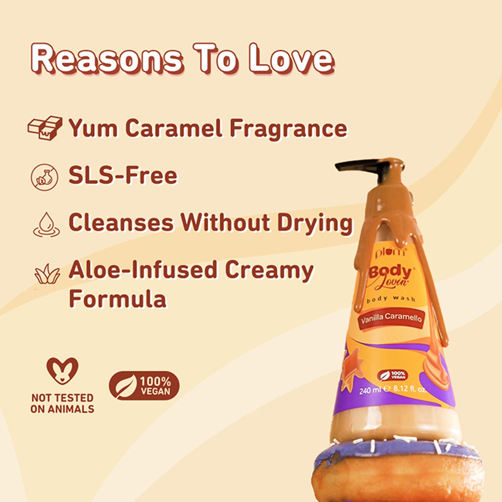 Plum Body Lovin Vanilla Caramello Body Wash