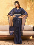 Tikhi Imli Embellished Kaftan Saree - Distacart
