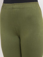 TAG 7 Women Pack Of 2 Solid Ankle-Length Leggings