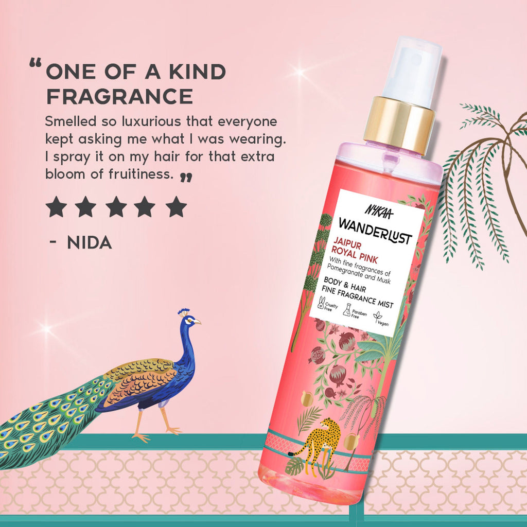 Wanderlust Fragrance Mist For Her - Royal Pink