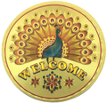 Stickerbazaar Micro Golden Embossing Rangoli Stickers - Distacart