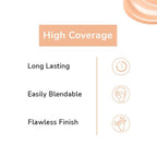 Matt Look High Coverage Waterproof Oil Free Matte SPF 25 Foundation - Natural