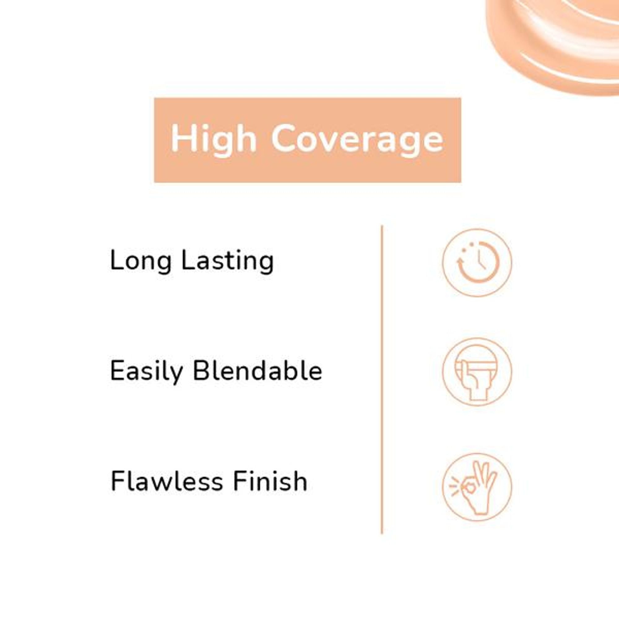 Matt Look High Coverage Waterproof Oil Free Matte SPF 25 Foundation - Natural