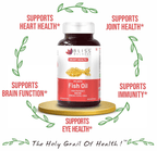 bliss welness heart health arctic fish oil high potency omega 3 softgel capsule