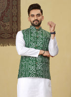Anaita Green Printed Soft Cotton Straight Kurti Kurta