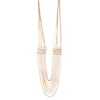 Gold-Polished Alloy Designer Brass Cluster Beads Rani Haar Necklace - The Pari
