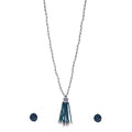Gold-Polished Alloy Pearl Mala Necklace With Ad & Crystal Pendant - The Pari
