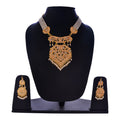 Gold-Polished Alloy Polki Work Long Pearl Rani Haar Necklace - The Pari