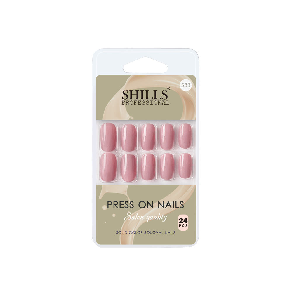 shills professional reusable press on nails square spn583