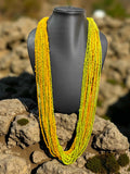 Inhanns Rangsaaz 20-Layer Luxe Long Beaded Only Necklace - Dual Tone Only Necklace