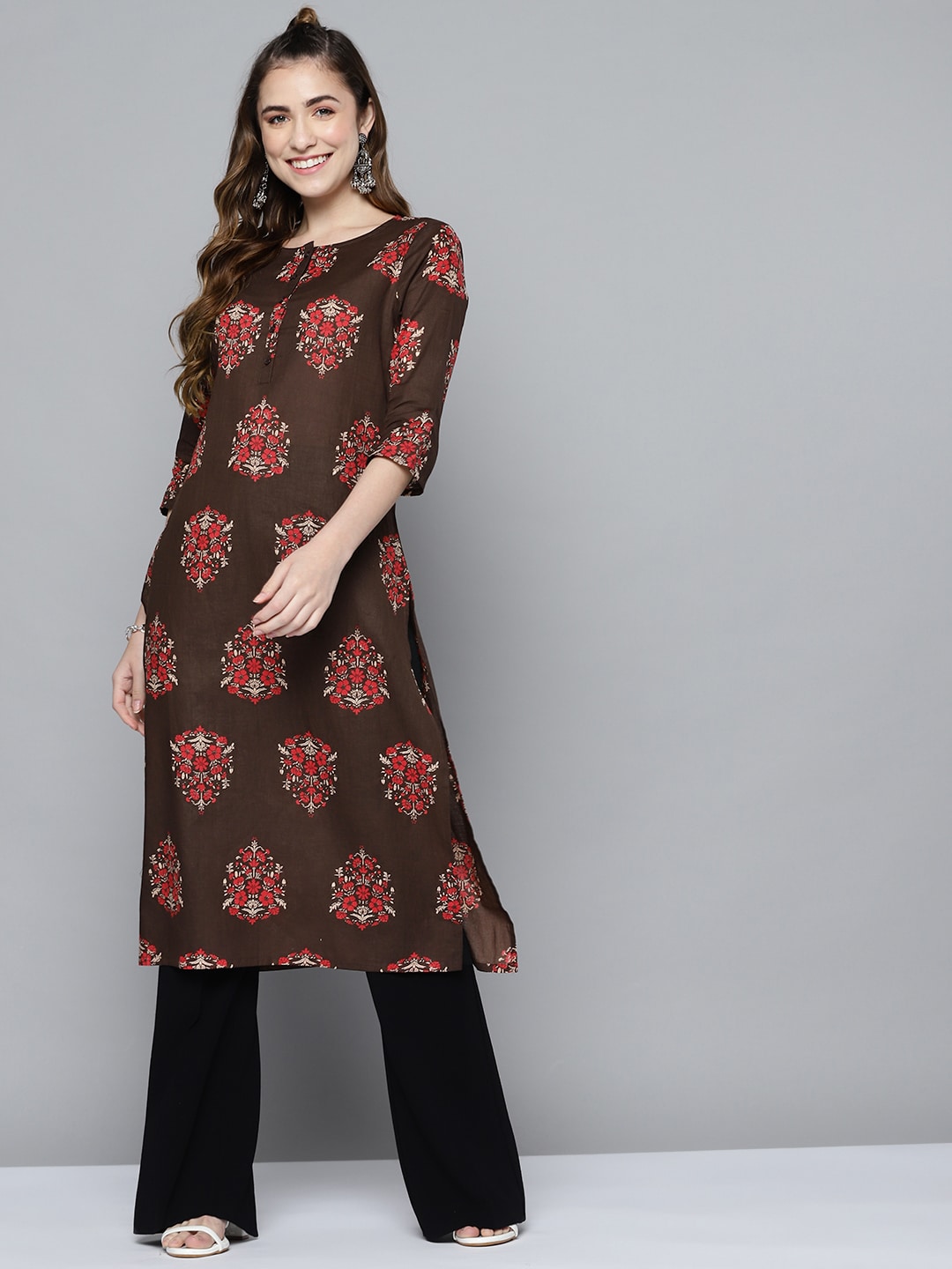 HERE&NOW Women Ethnic Motifs Printed Kurta