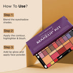 Hilary Rhoda Professional Makeup Kit - Multicolor 01 - Distacart