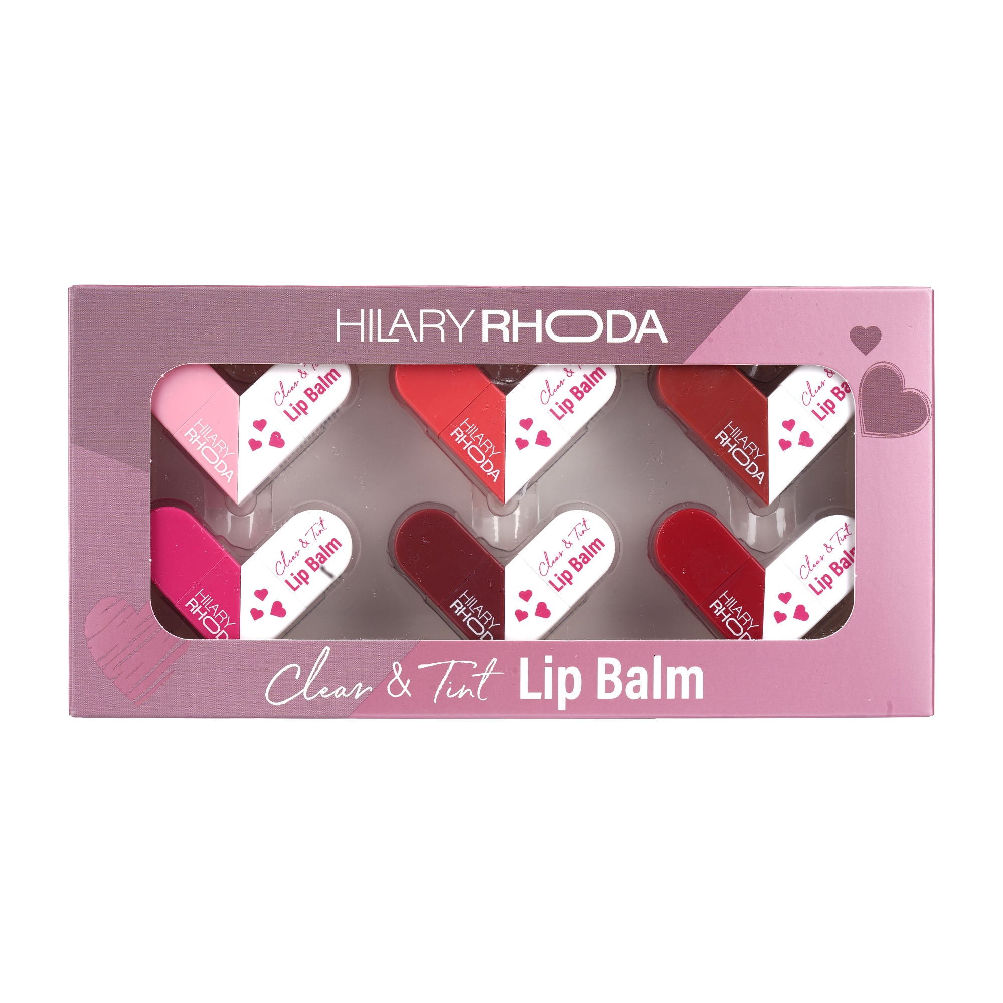 Hilary Rhoda Clear & Tint Lip Balm - Pack Of 6 - Distacart