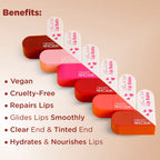 Hilary Rhoda Clear & Tint Lip Balm - Pack Of 6 - Distacart