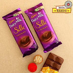 Folk Style Lumba Rakhi Set & Silk Chocolates