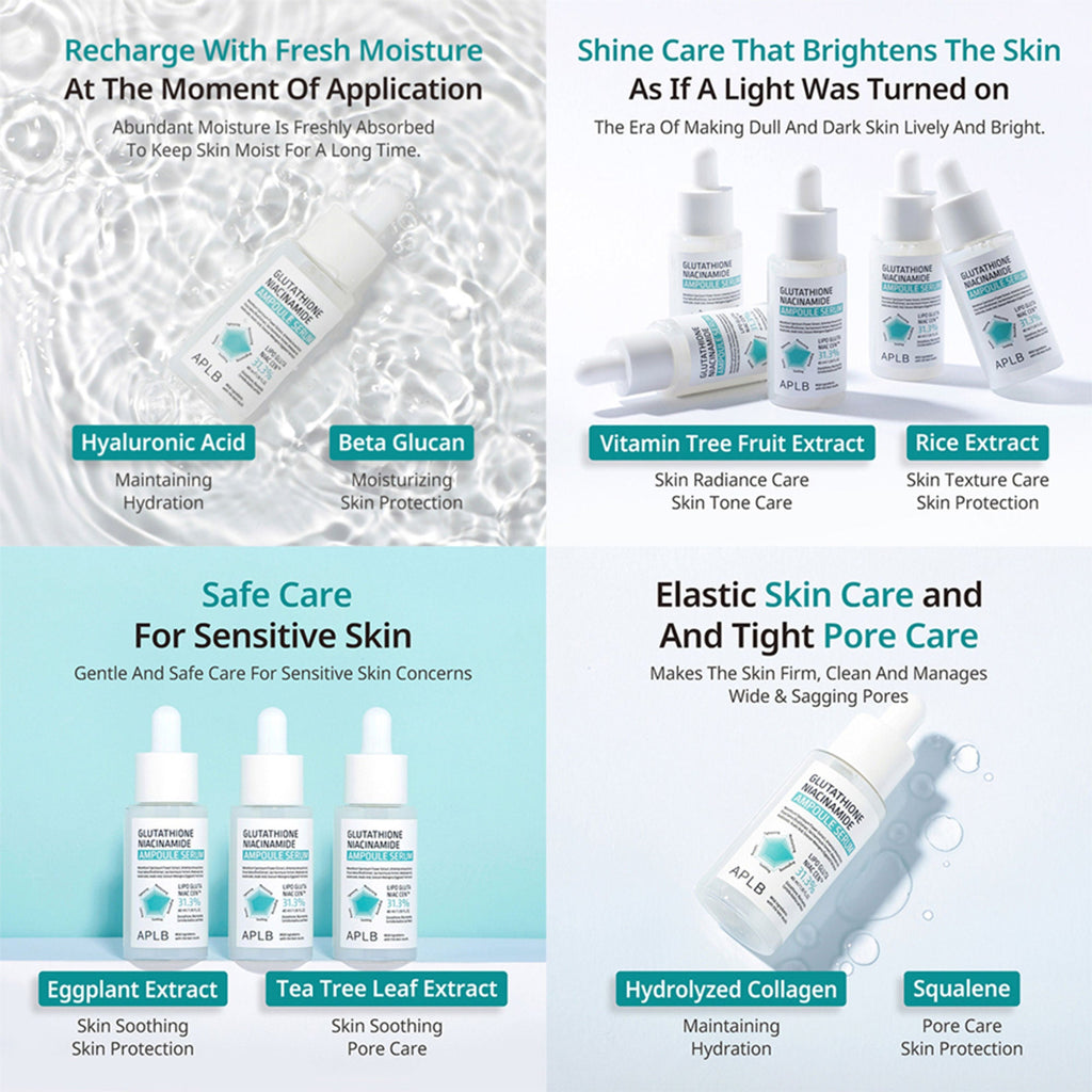 APLB Glutathione Niacinamide Ampoule Serum