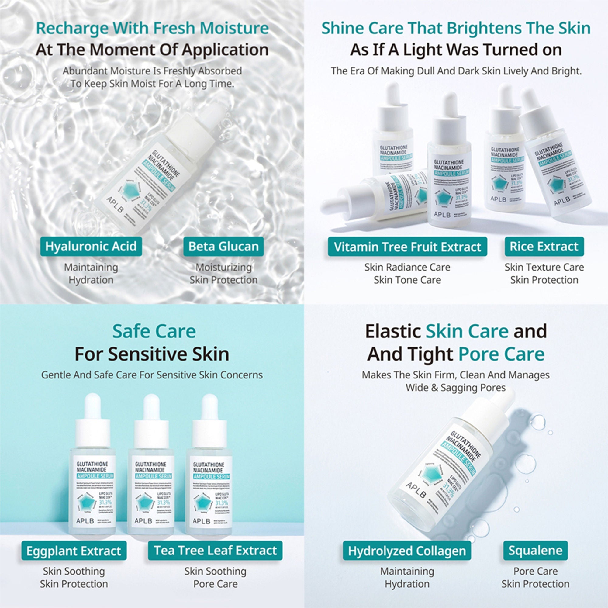 APLB Glutathione Niacinamide Ampoule Serum