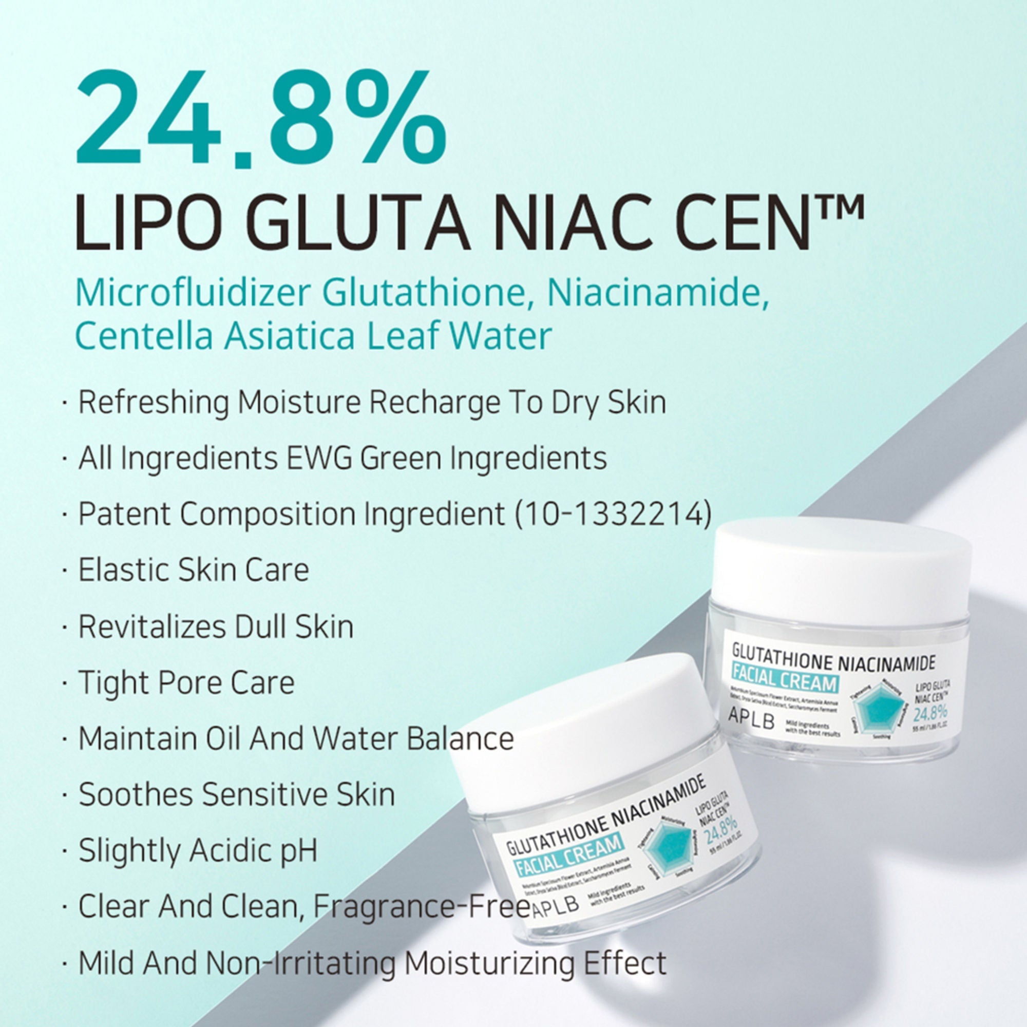 APLB Glutathione Niacinamide Facial Cream