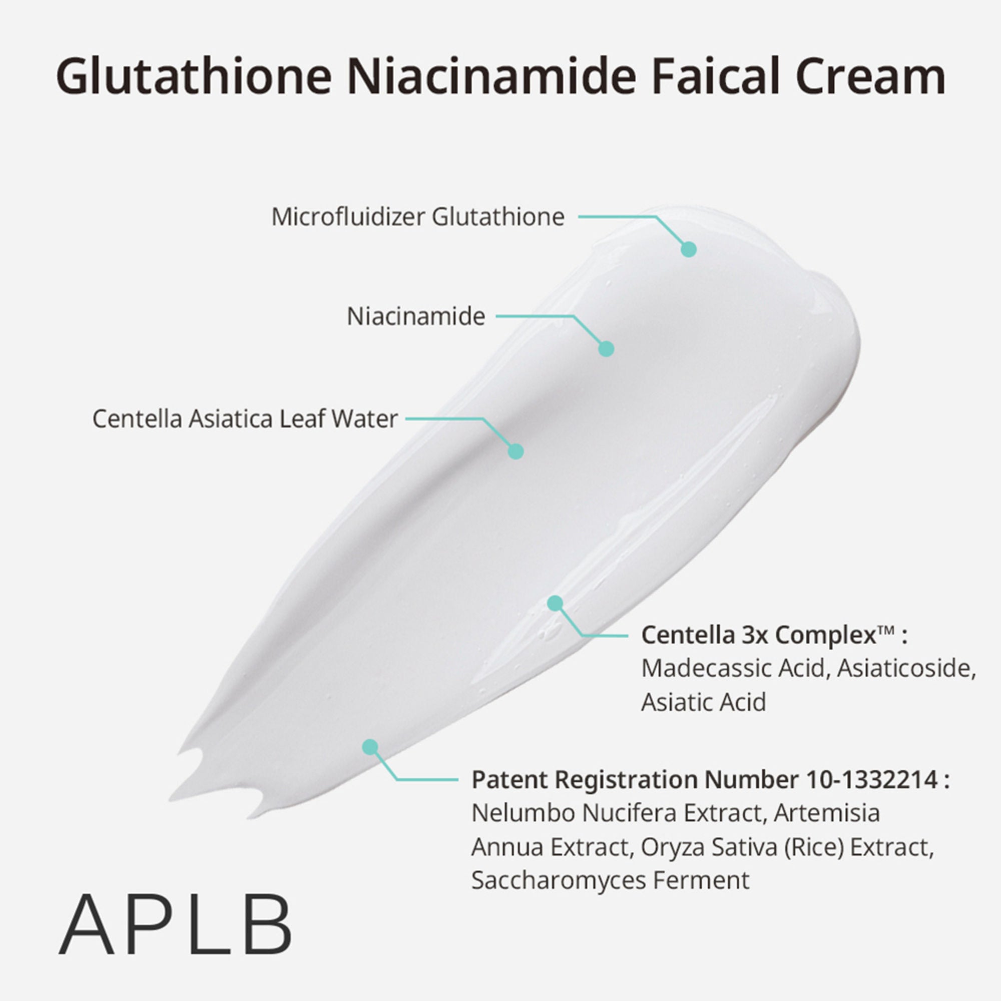 APLB Glutathione Niacinamide Facial Cream