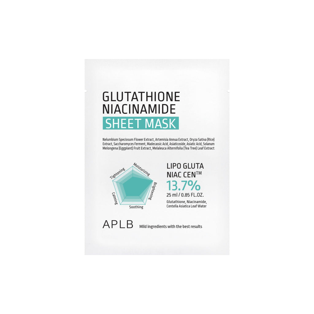 APLB Glutathione Niacinamide Sheet Mask - Distacart