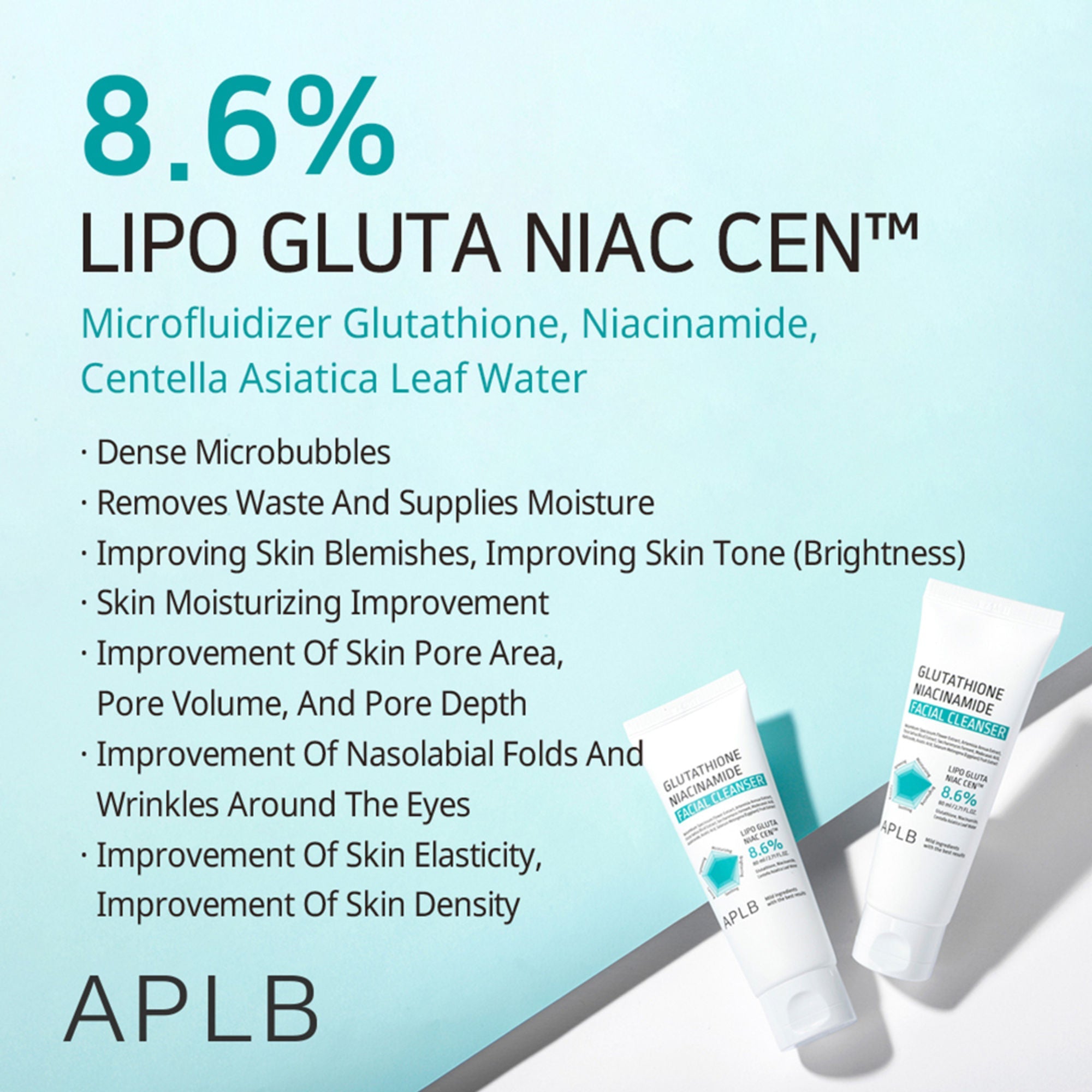 APLB Glutathione Niacinamide Facial Cleanser