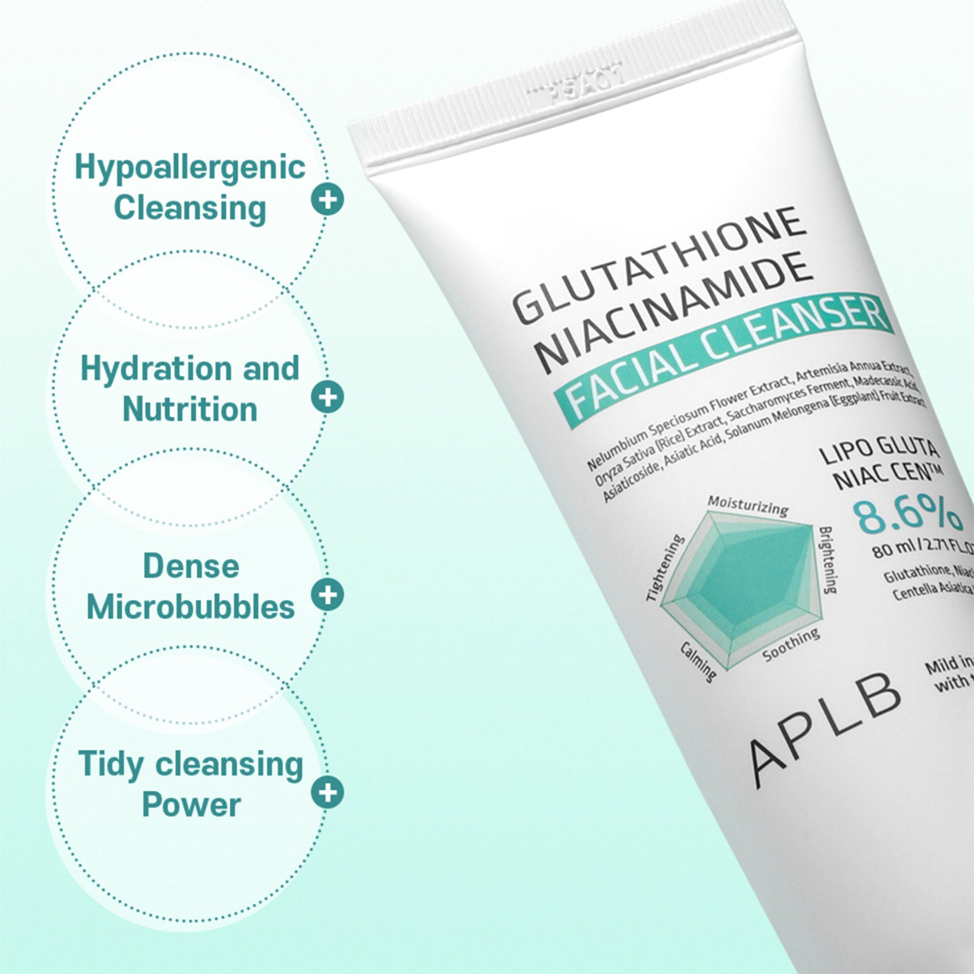 APLB Glutathione Niacinamide Facial Cleanser