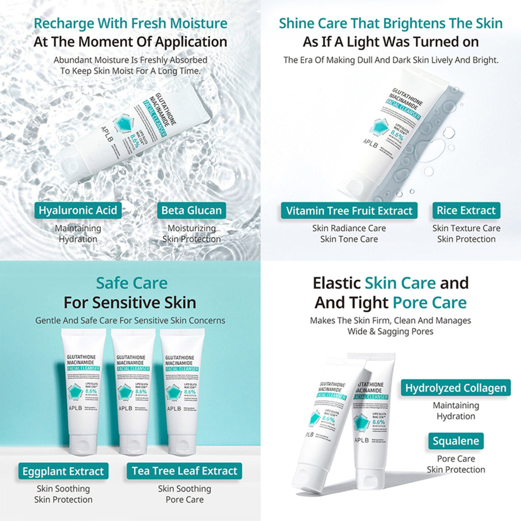 APLB Glutathione Niacinamide Facial Cleanser
