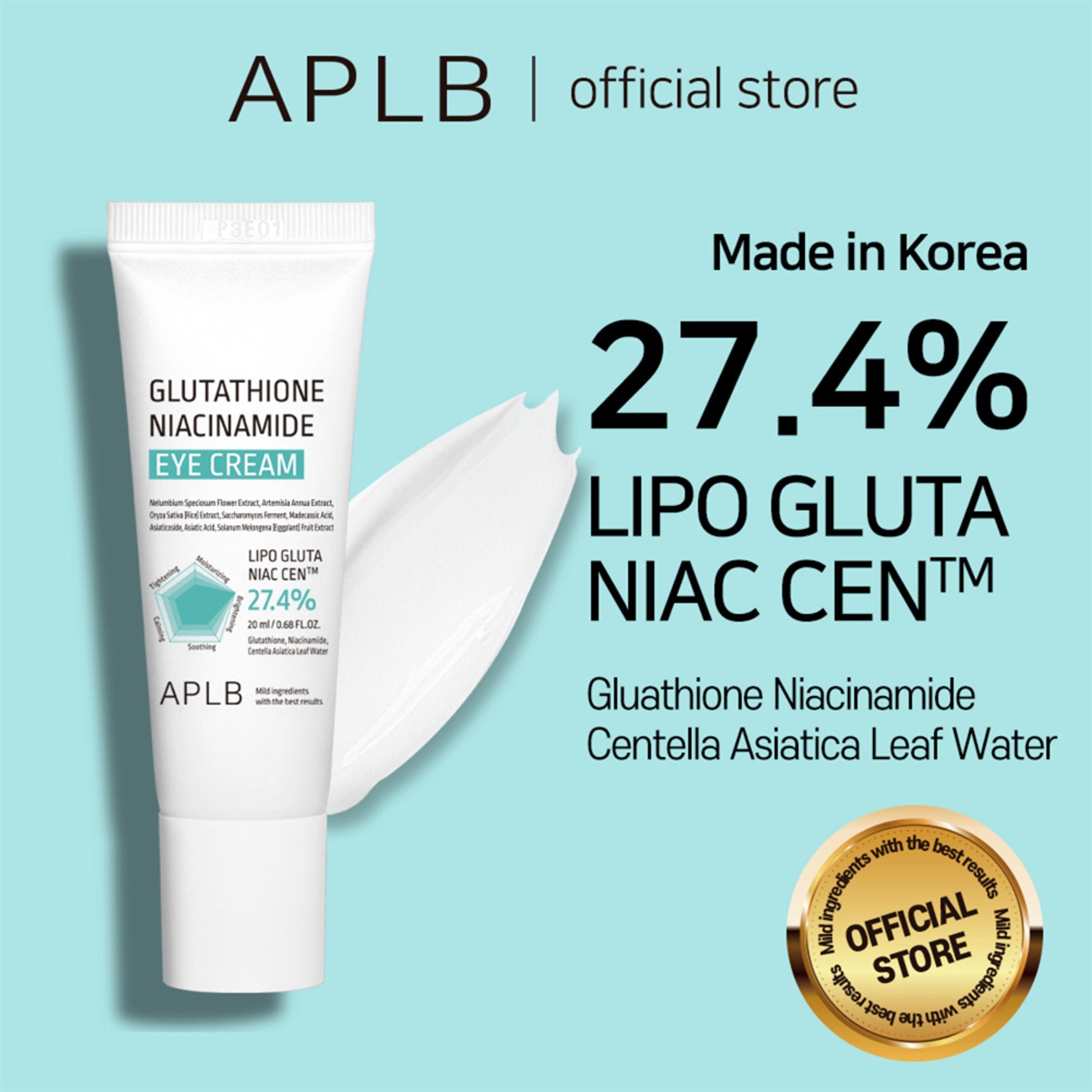 APLB Glutathione Niacinamide Eye Cream
