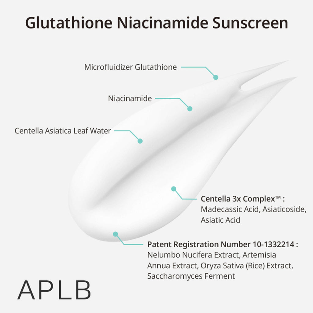 APLB Glutathione Niacinamide Sunscreen SPF 50+ PA++++ - Distacart