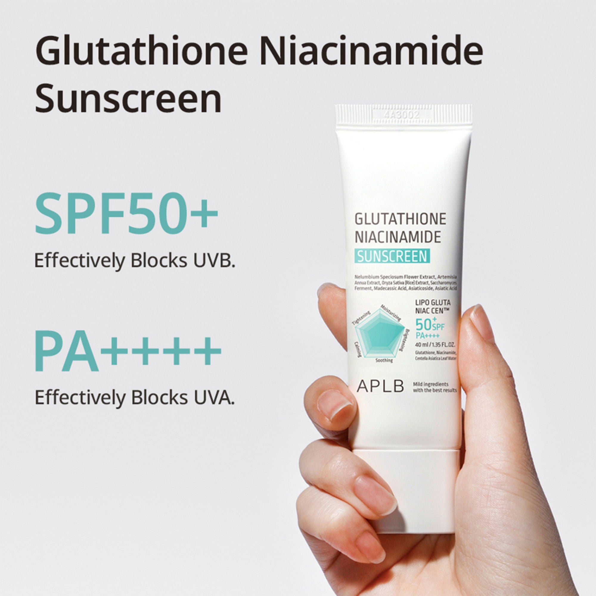 APLB Glutathione Niacinamide Sunscreen SPF 50+ PA++++ - Distacart