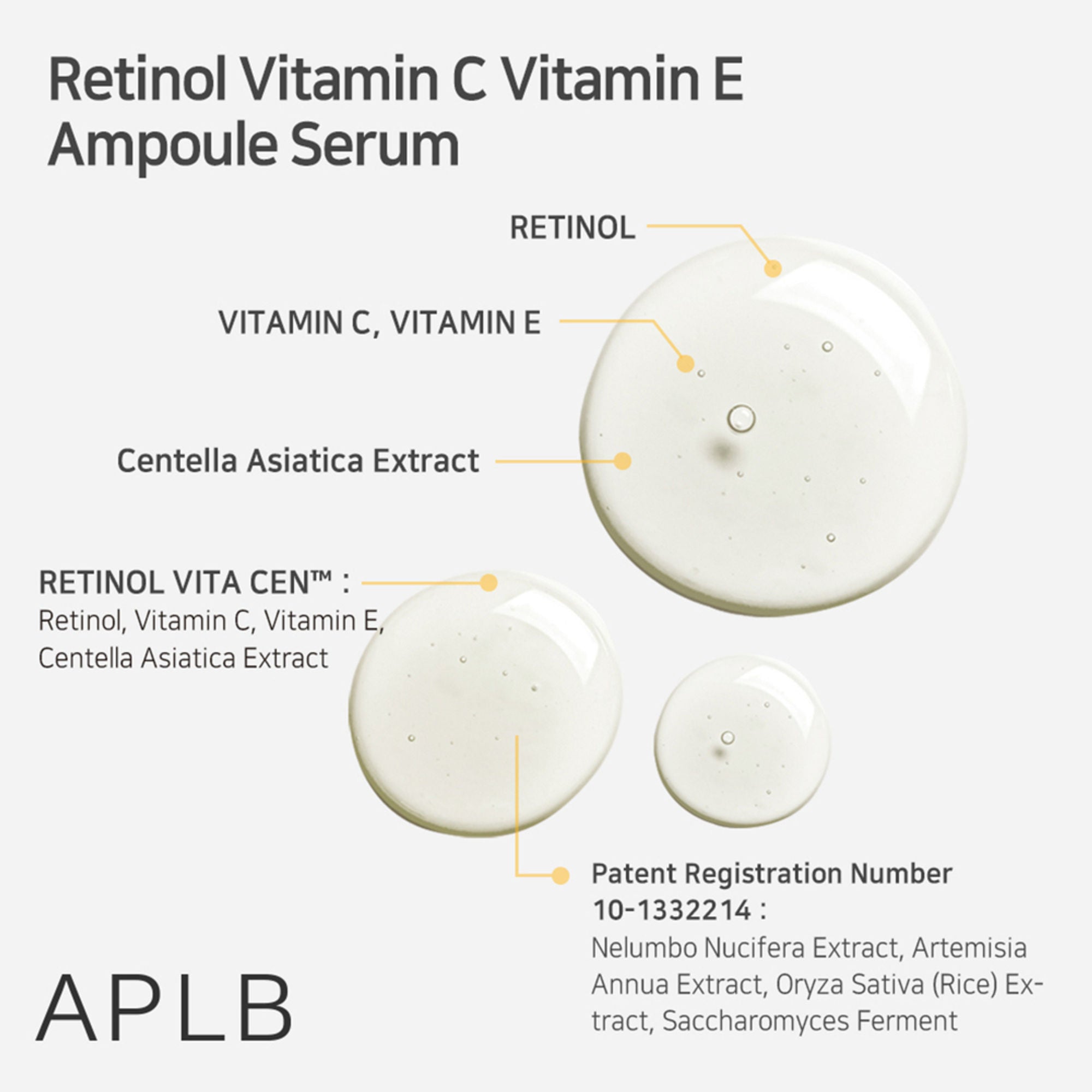 APLB Retinol Vitamin C Vitamin E Ampoule Serum